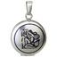 Серебряный медальон Знак зодиака Водолей 10130036В05